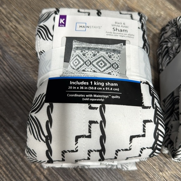 Mainstays 2 king size sham - Picture 2 of 4